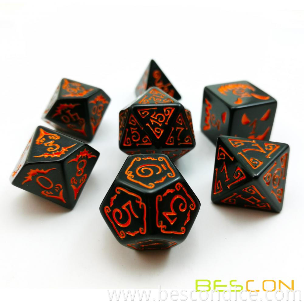 Halloween Rpg Dice Set Dnd Table Games 1